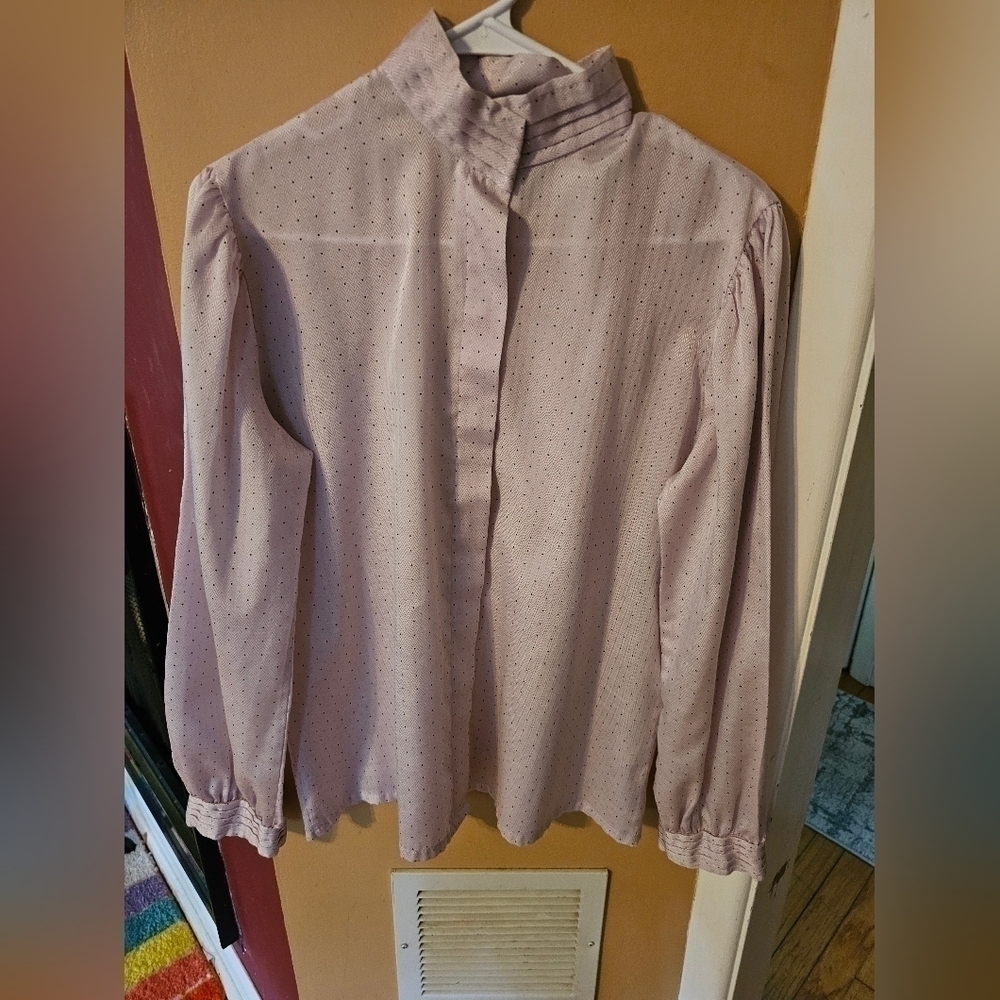 Vintage 1970's Jody Abstract Blouse SZ M. "G"